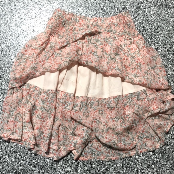 Part Two ✦ Brand New Floral Ruffle Layered Skirt (S) - Picture 6 of 6